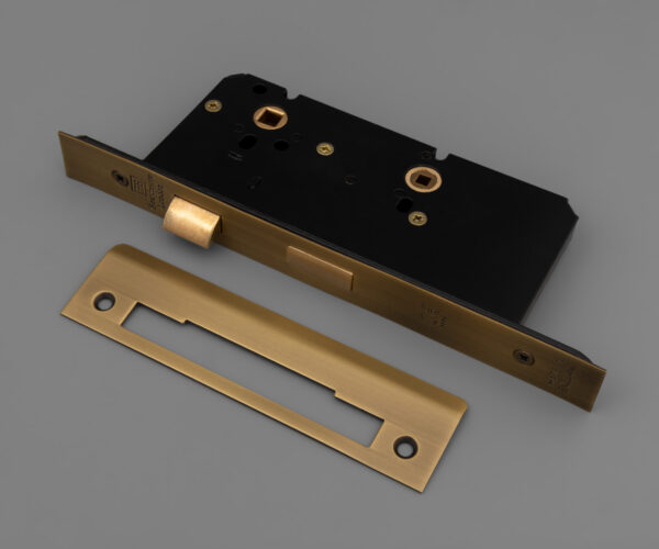 Bathroom Mortice Lock Antique Brass Finish