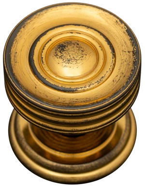 Distressed Gold finish on the Beardmore NCC1050 door knob.